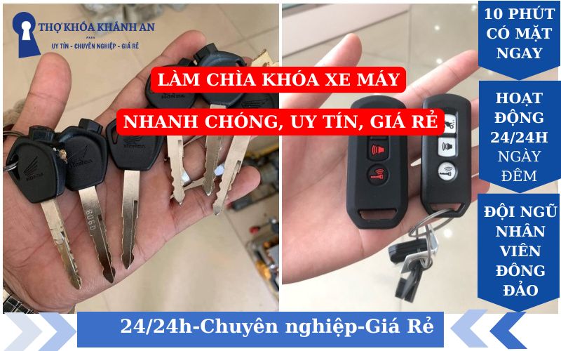 Dịch vụ làm chìa khóa xe máy