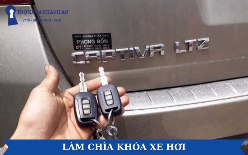 Dịch vụ làm chìa khóa xe ô tô giá rẻ