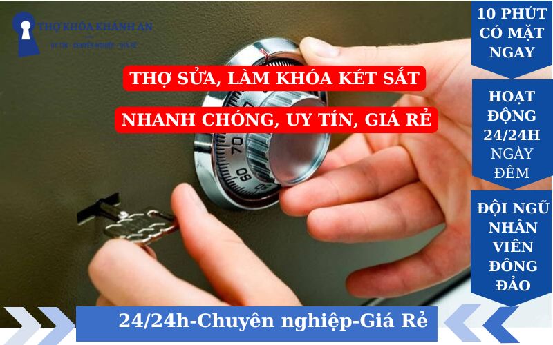 Dịch vụ sửa, làm khóa két sắt