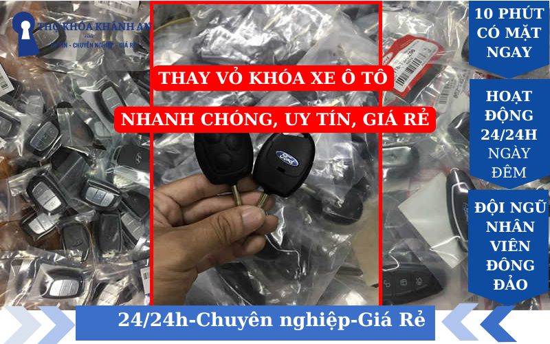 Dịch vụ thay vỏ khóa xe ô tô