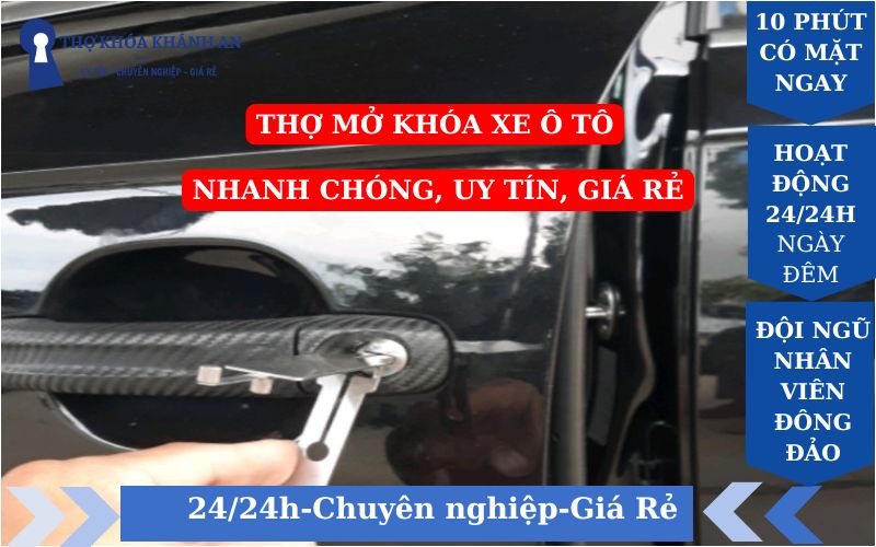 Dịch vụ thợ mở khóa xe ô tô nhanh chóng