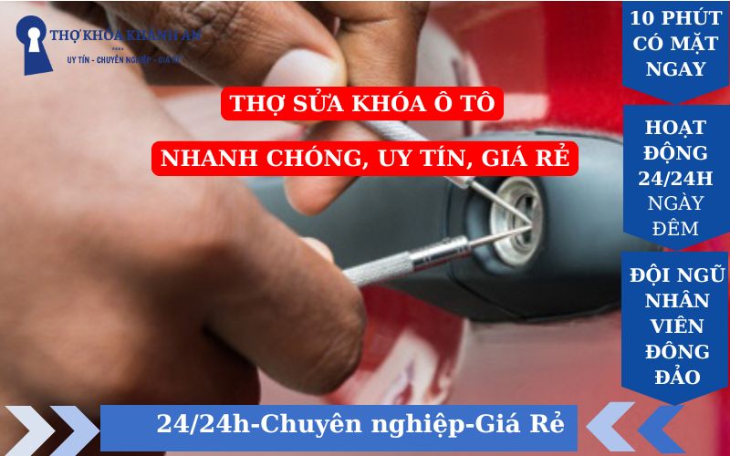 Dịch vụ thợ sửa khóa xe ô tô